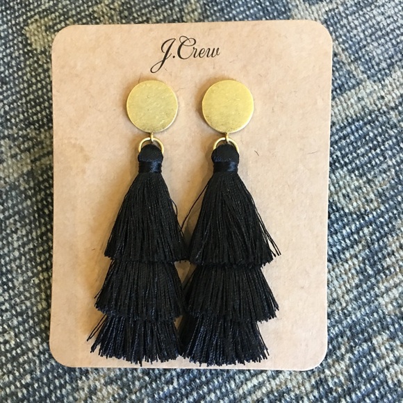 J. Crew Jewelry - J. Crew Tiered Tassel Earrings